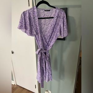 Shein Floral Wrap Dress